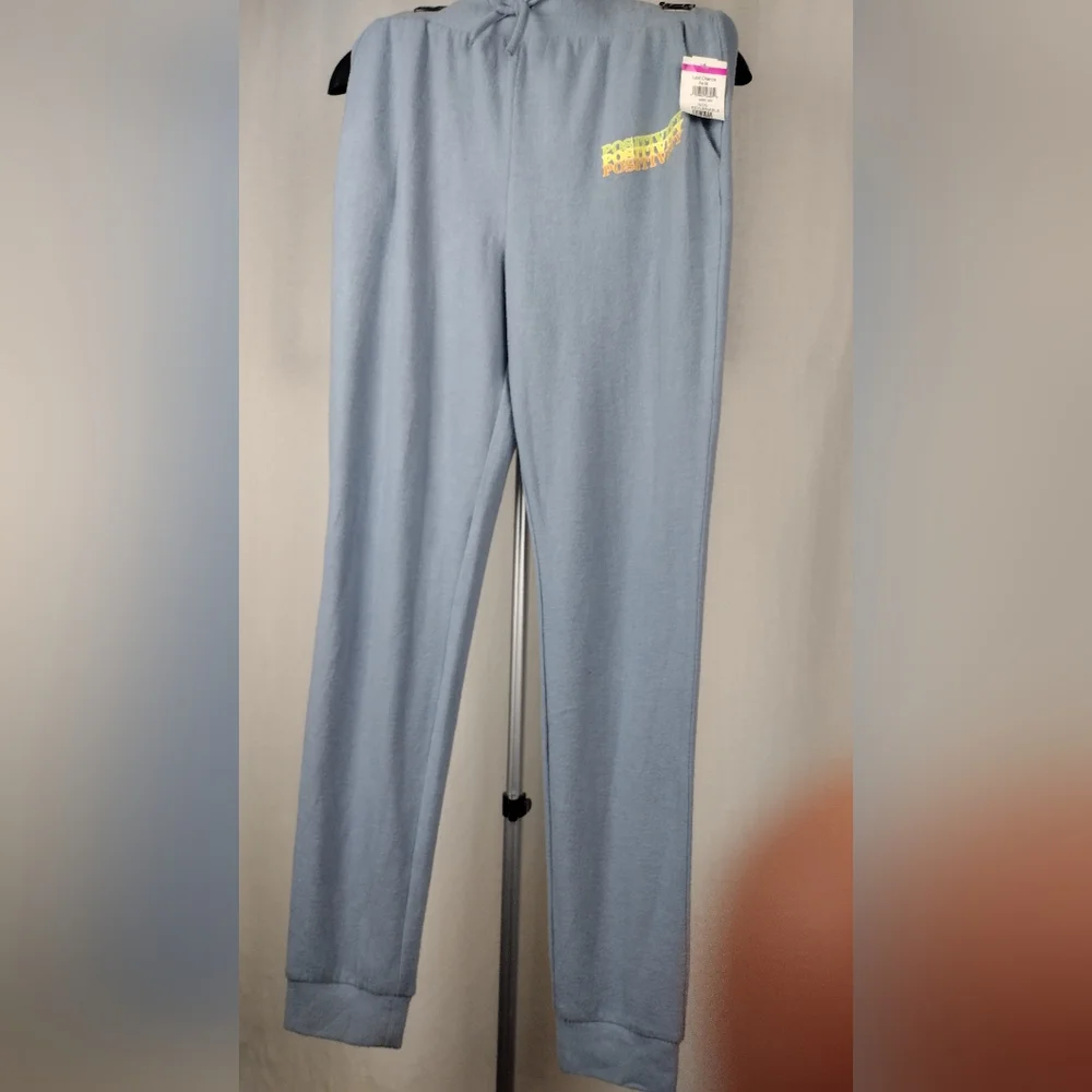 Love Fire Pants "Positivity" Cozy Joggers Girls Size XL 15 NWT - Picture 1 of 6